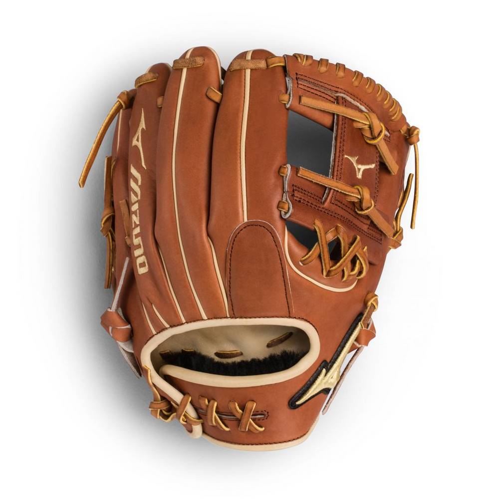 Mens Mizuno Pro Select Infield 11.5" - Regular Pocket Baseball Gloves Brown Philippines (DQOUSP785)